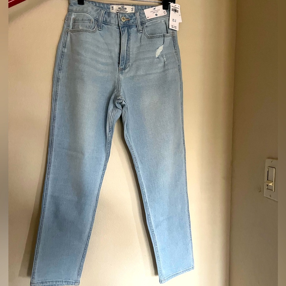 Hollister curvy mom jeans NEW